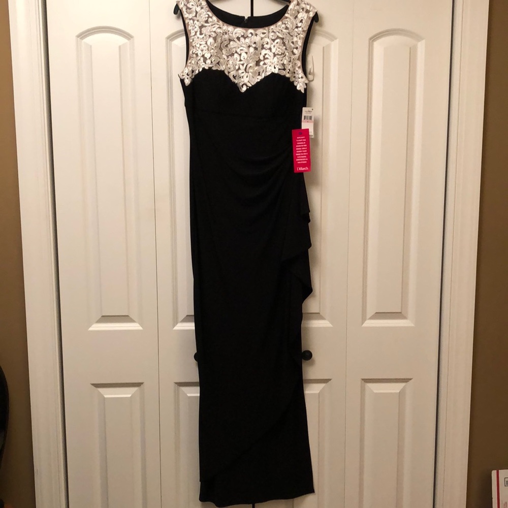 Alex Evenings Draped Column Dress